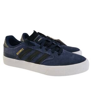 adidas gazelle silver green womens adidas Busenitz Vulc II Collegiate Navy Crystal White main image 1
